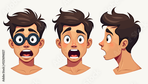 Expressive Masked Individual Conveying Various Emotions Through Facial Features