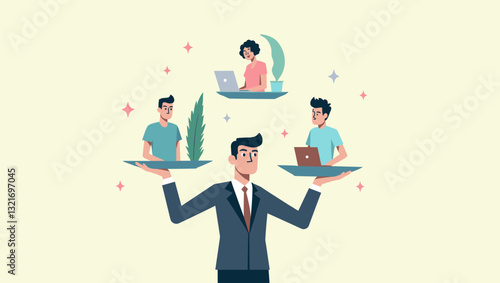 Juggling Entrepreneur Balancing Multiple Ventures and Responsibilities