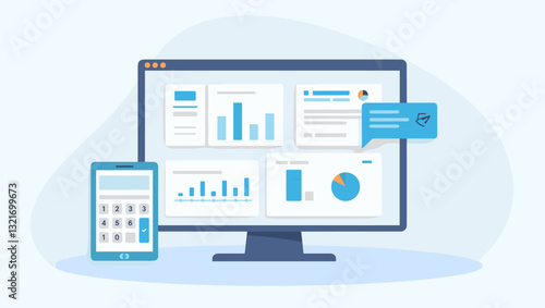 Online payroll and salary management system with financial calculator and reporting features