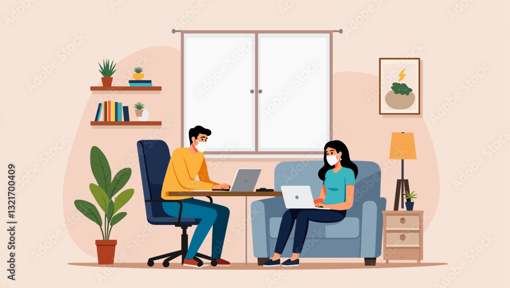 Remote Workers Adapting to New Normal, Maintaining Productivity from Home Office During Pandemic Remote Workers Adapting to New Normal, Maintaining Productivity from Home Office During Pandemic