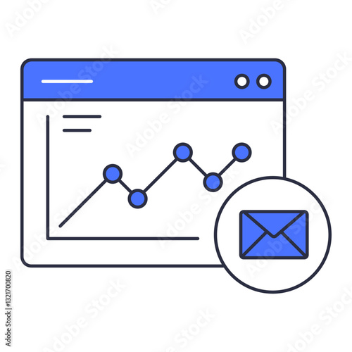 Analytics dashboard for email metrics, communication tracking, open rate analysis, marketing insights, response metrics, campaign performance, email automation, delivery insights.