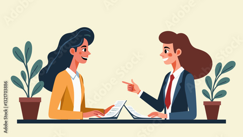 Young Businesswoman and Investor Negotiating a Successful Partnership