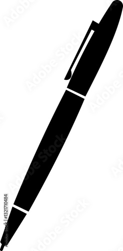 The signature icon. Pen pictogram symbols, underwrite, ratify symbol. Flat icons graphic design elements silhouette , isolated on transparent background, for writing , mobile apps, web page or ui