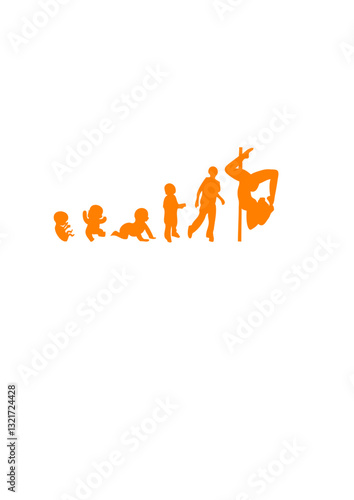 évolution pole dance femme sportive