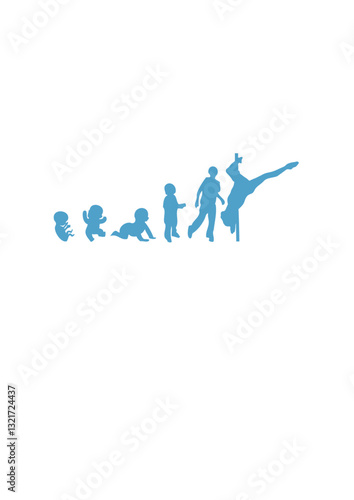 évolution pole dance femme sportive