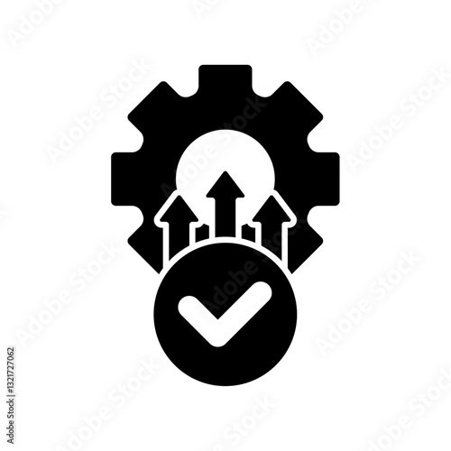 Icon a improvement, isolated against a clean background.