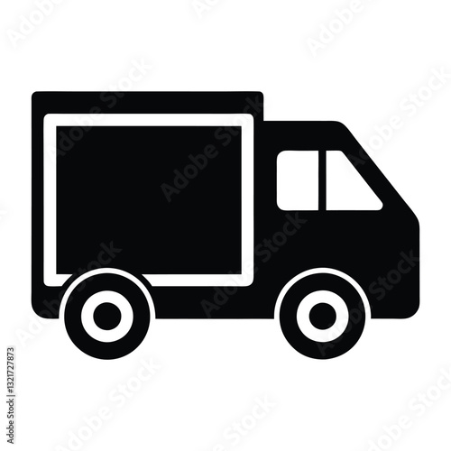 delivery silhouette vector art 