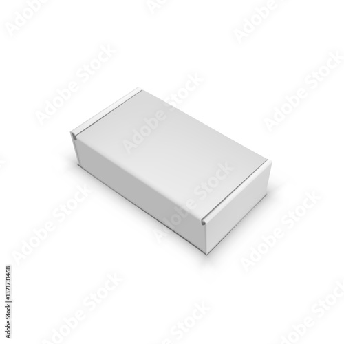 Blank Tuck In Flap Packaging Paper Box