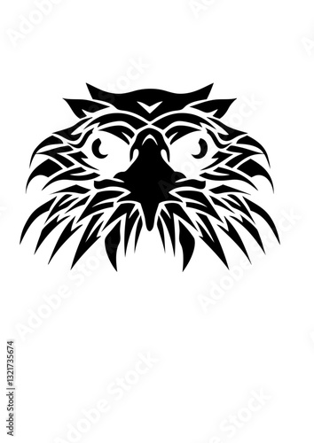  tête aigle oiseau 