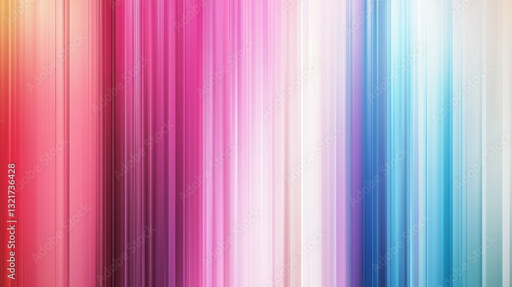 Fototapeta premium Rainbow vertical gradient of blurred light symbolizes diversity and fluidity. Great for backgrounds, wallpapers, vibrant displays, and creative projects.