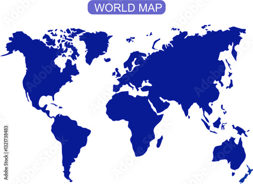 World map of our earth