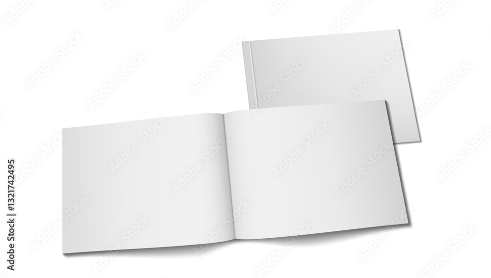 Clear Opened And Closed Booklet With Soft Cover Clear Opened And Closed Booklet With Soft Cover