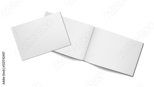 Clear Opened And Closed Booklet With Soft Cover