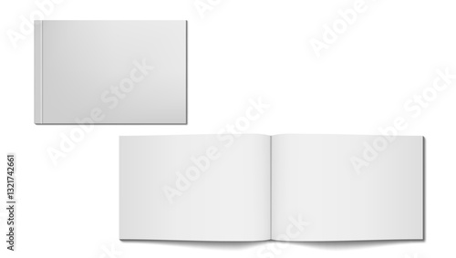 Clear Opened And Closed Booklet With Soft Cover