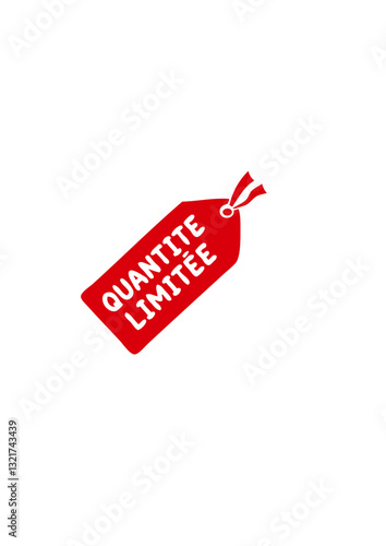 etiquette quantite limitee