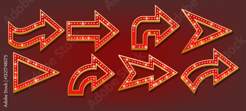 Retro lightbox arrows