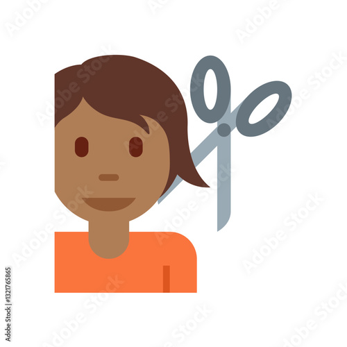 Person with Scissors