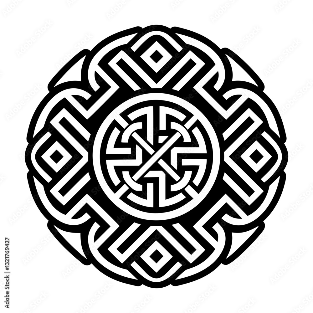 Greek pattern symbol icon in solid style Greek pattern symbol icon in solid style