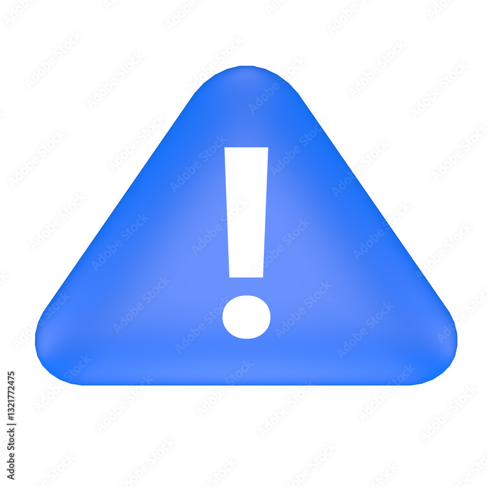 Blue warning sign isolated on transparent background png. Blue warning sign isolated on transparent background png.