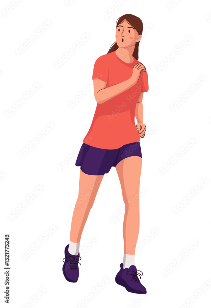Girl Doing Jogging
