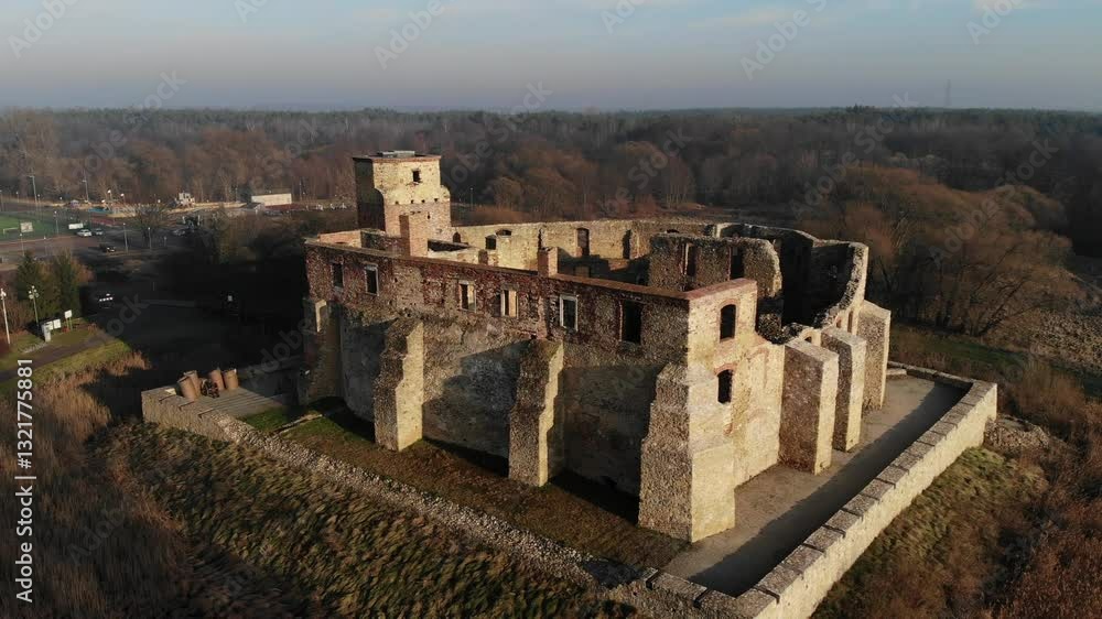 Medieval Bishop castle in Siewierz, Poland Medieval Bishop castle in Siewierz, Poland