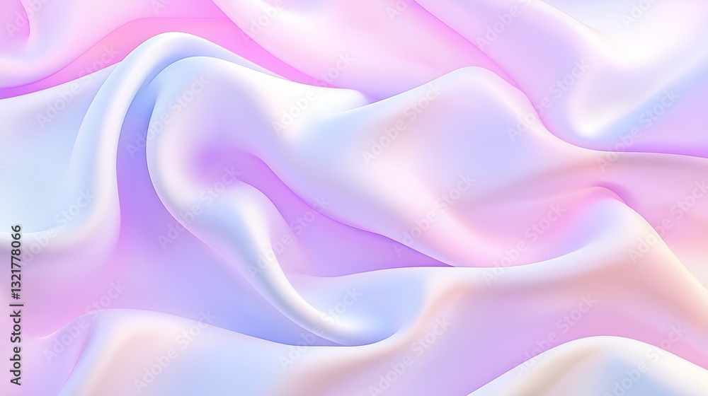 Fototapeta premium Purple silk satin fabric abstract background.AI Generative.