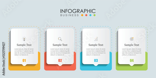 modern text box template, banner Infographics