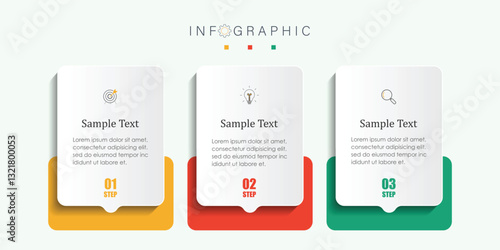 modern text box template, banner Infographics