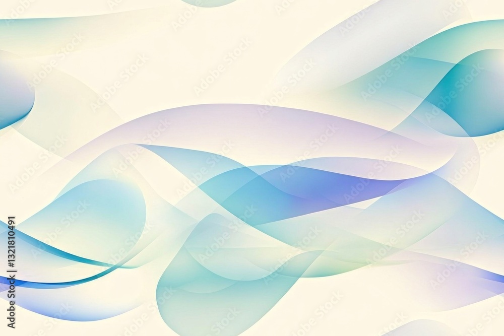 Fototapeta premium Abstract pastel colors creating smooth waves background