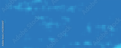 Blue comic pop-art halftone background vector eps 10