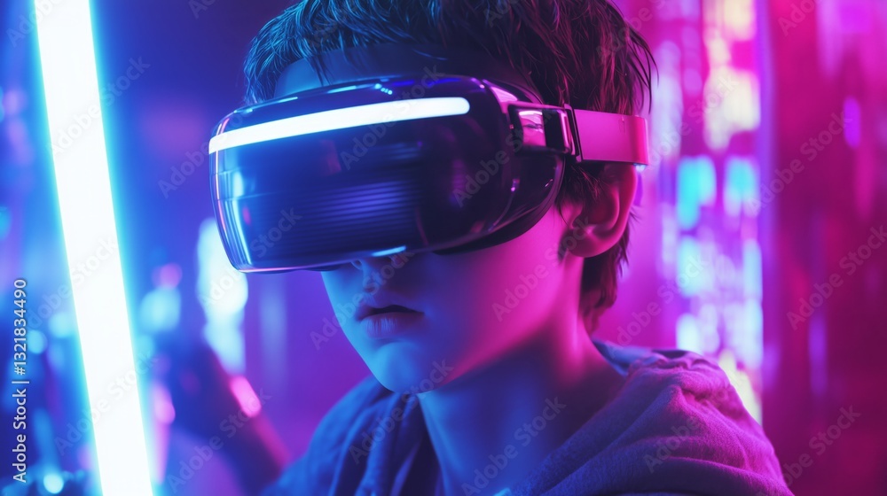 Virtual reality adventure immersive gaming and futuristic digital art Virtual reality adventure immersive gaming and futuristic digital art