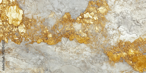 Gold Leaf Texture - A delicate flaky metallic surface