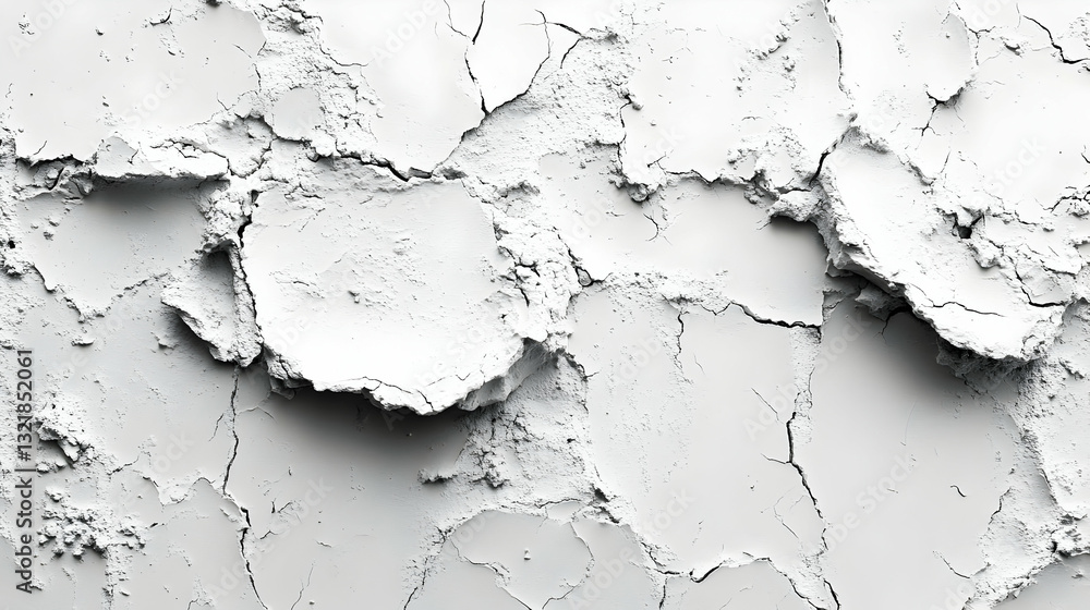 Obraz premium Abstract White and Grey 3D Textured Background