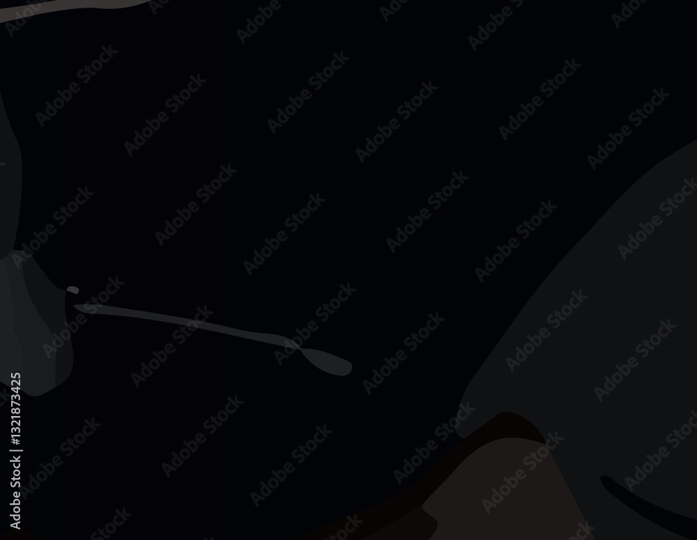 Fototapeta premium Black Dark Abstract Background with a Futuristic Touch. Deep and Dark Abstract Wallpaper with Smooth Textures and Shadows. Minimalist Black Abstract Dark Background with Subtle Gradient and Depth 