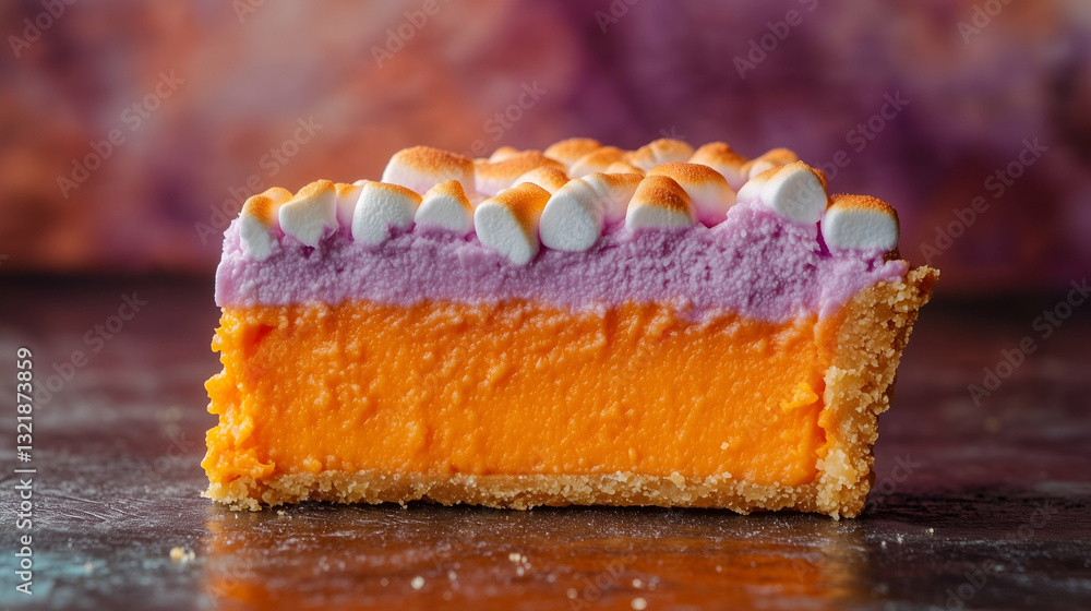 Colorful Marshmallow Pie