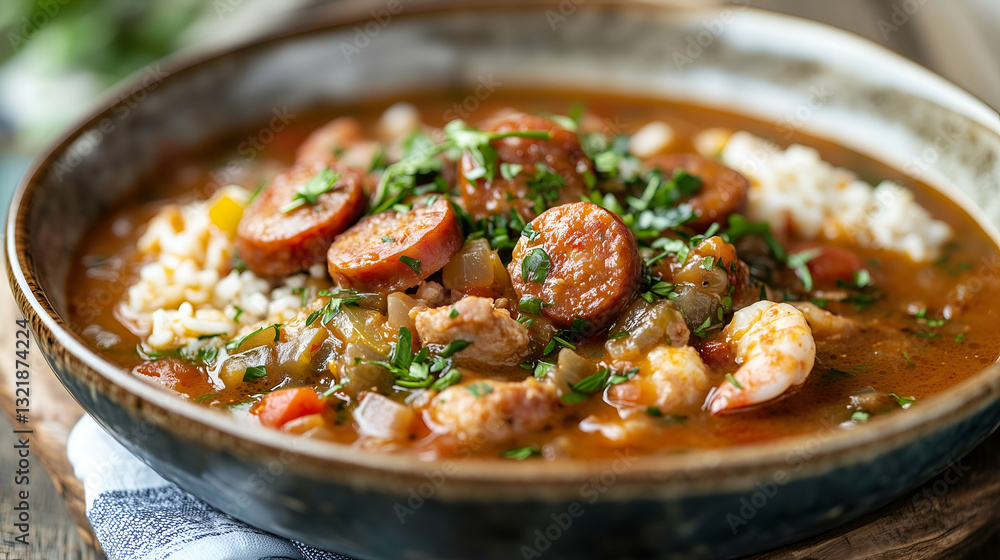 Sausage and Shrimp Gumbo