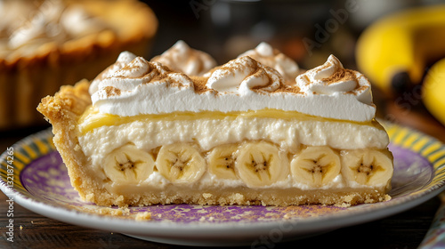 Banana Cream Pie Slice