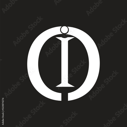 OI logo design. I logo design. IO circle logo design. Luxury I logo design. Simple, Abstract, Alphabet OI, IO, I, O logo design. I Social media icon design. Flat icon design. Creative I, OI, IO logo