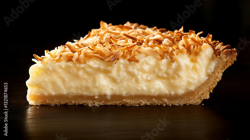 Coconut Cream Pie Slice