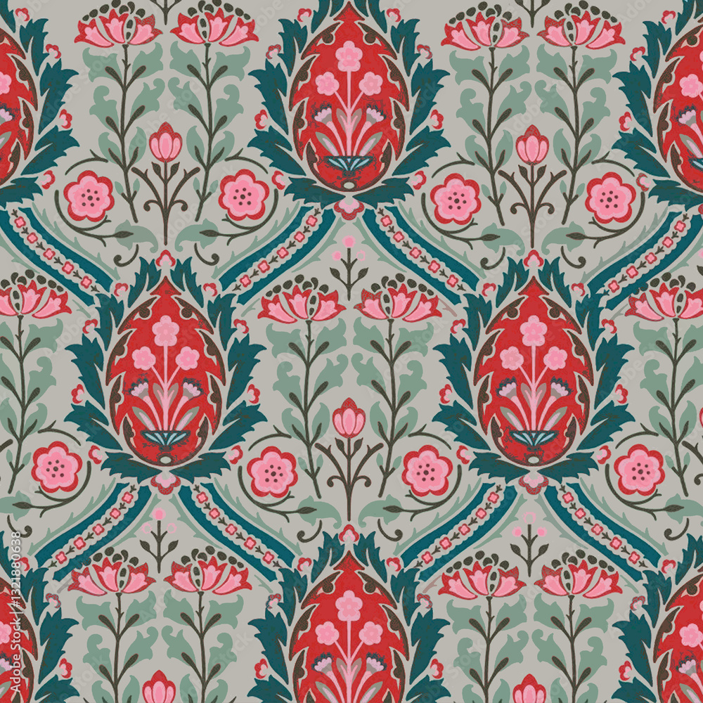Abstract batik tie-dye textile pattern - Illustration
Abstract batik tie-dye textile pattern - Illustration