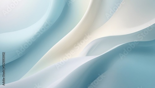 Abstract flowing pastel fabric design
