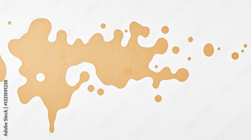 Fototapeta premium irregular water stains spreading across a white wall