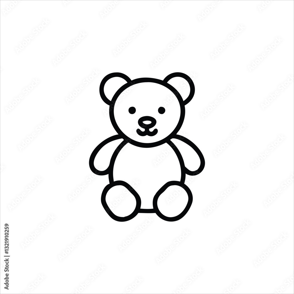 teady art vector icon illustration teady art vector icon illustration