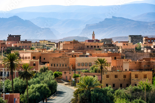 Obraz na płótnie Tinghir town in the Atlas mountains, Morocco w salonie
