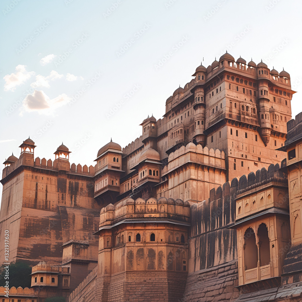 Obraz premium Old Fort in India 