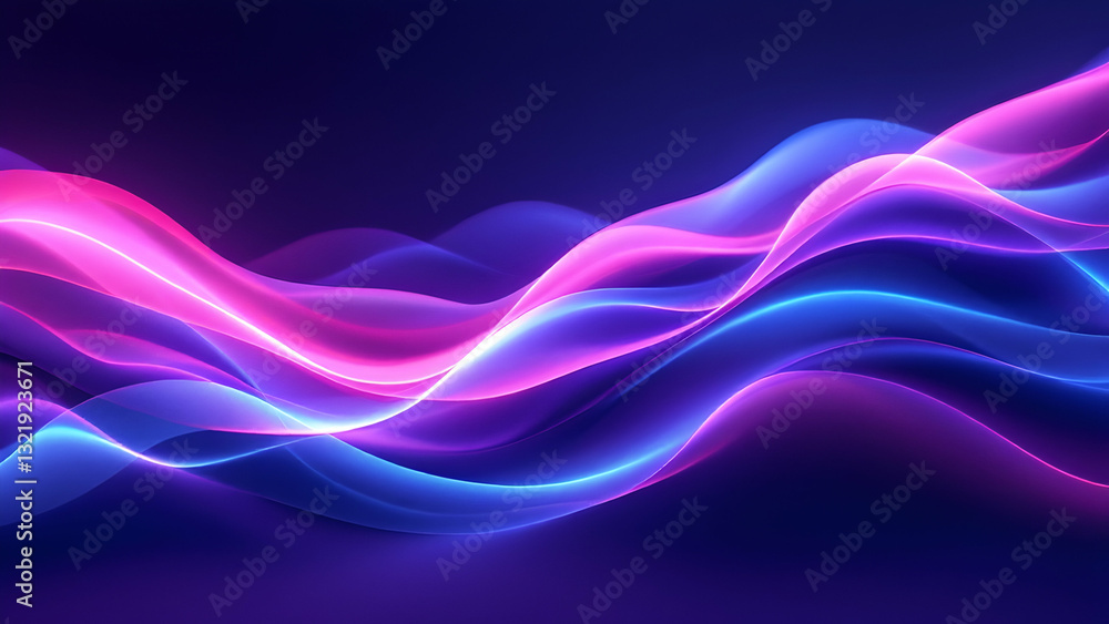 Futuristic Abstract Neon Waves Background – Glowing Purple and Blue Light Flowing Motion Design Futuristic Abstract Neon Waves Background – Glowing Purple and Blue Light Flowing Motion Design