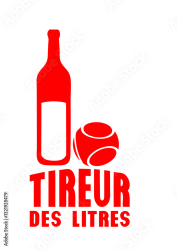 tireur des litres petanque humour boule bouteille