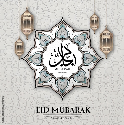 id Mubarak Icon Trendy Vector. Eid Mubarak Logo  and Background Trendy Design Vector.