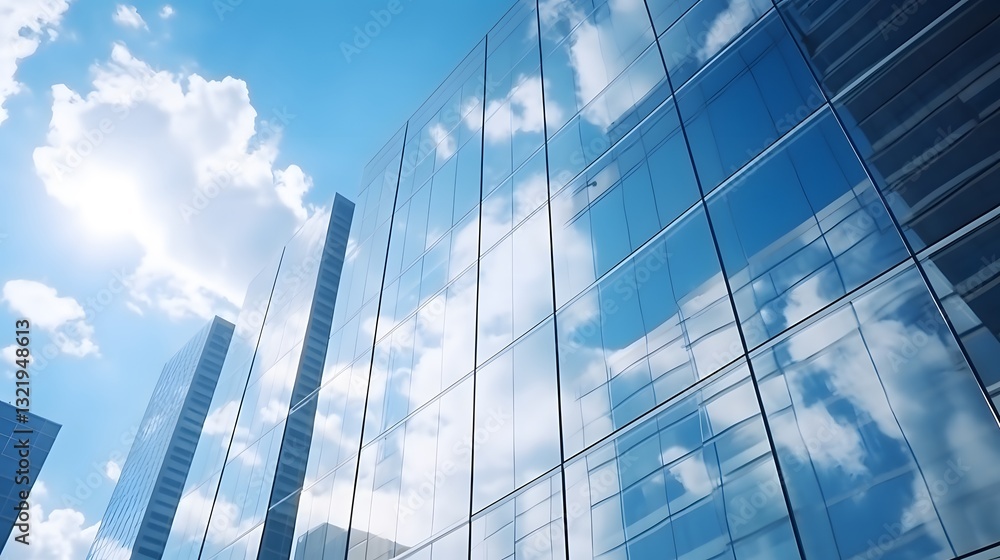 modern office building with sky modern office building with sky