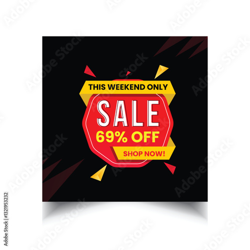 sale promo banner discount template